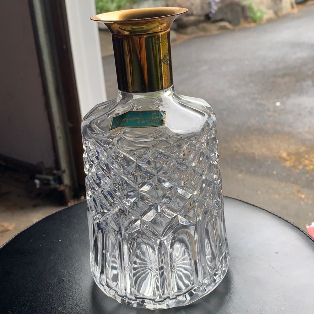 Leonard 24% lead crystal Decanter